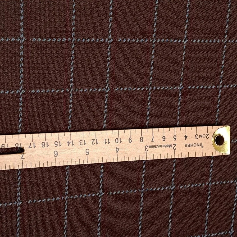 Vintage sophisticated windowpane